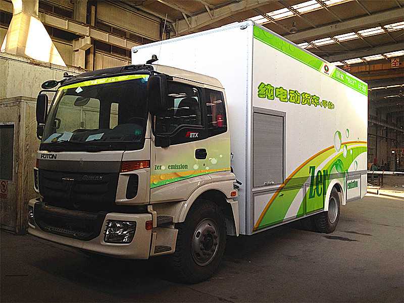 貨車車身廣告效果圖