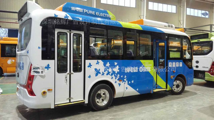 為比亞迪制作車身廣告