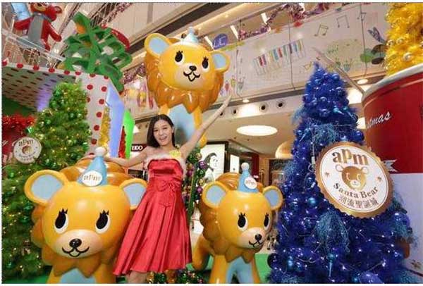 香港迎接圣誕節(jié)【戶內(nèi)可移背膠】可移貼紙各具創(chuàng)意