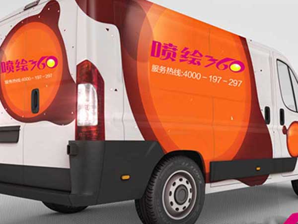 小貨車(chē)車(chē)身廣告制作價(jià)格貴?色彩是否鮮艷