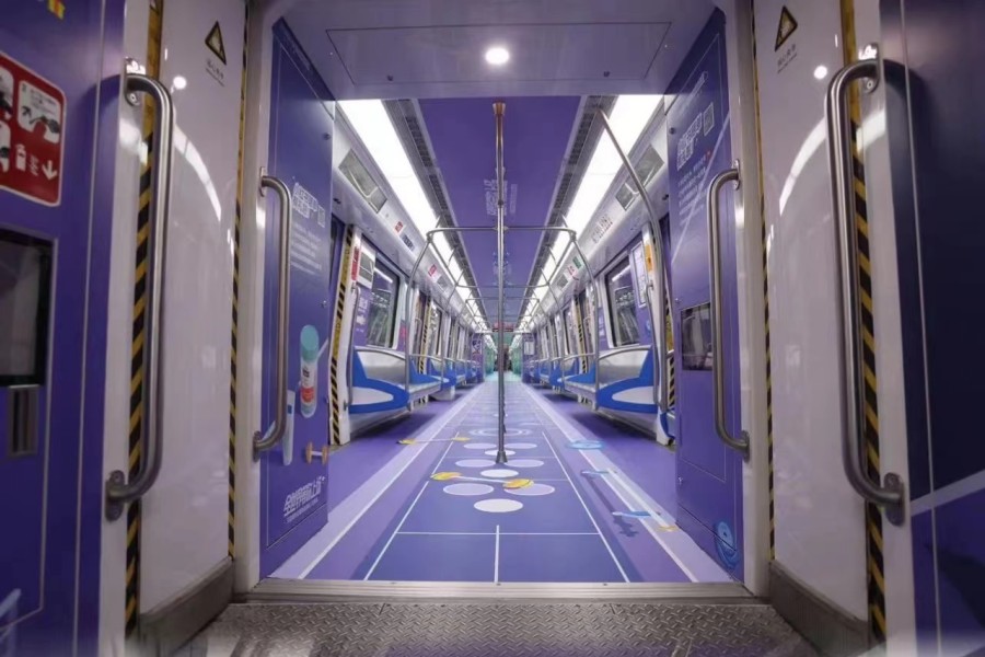 地鐵車貼怎么玩？來看看杭州亞運會花樣玩法